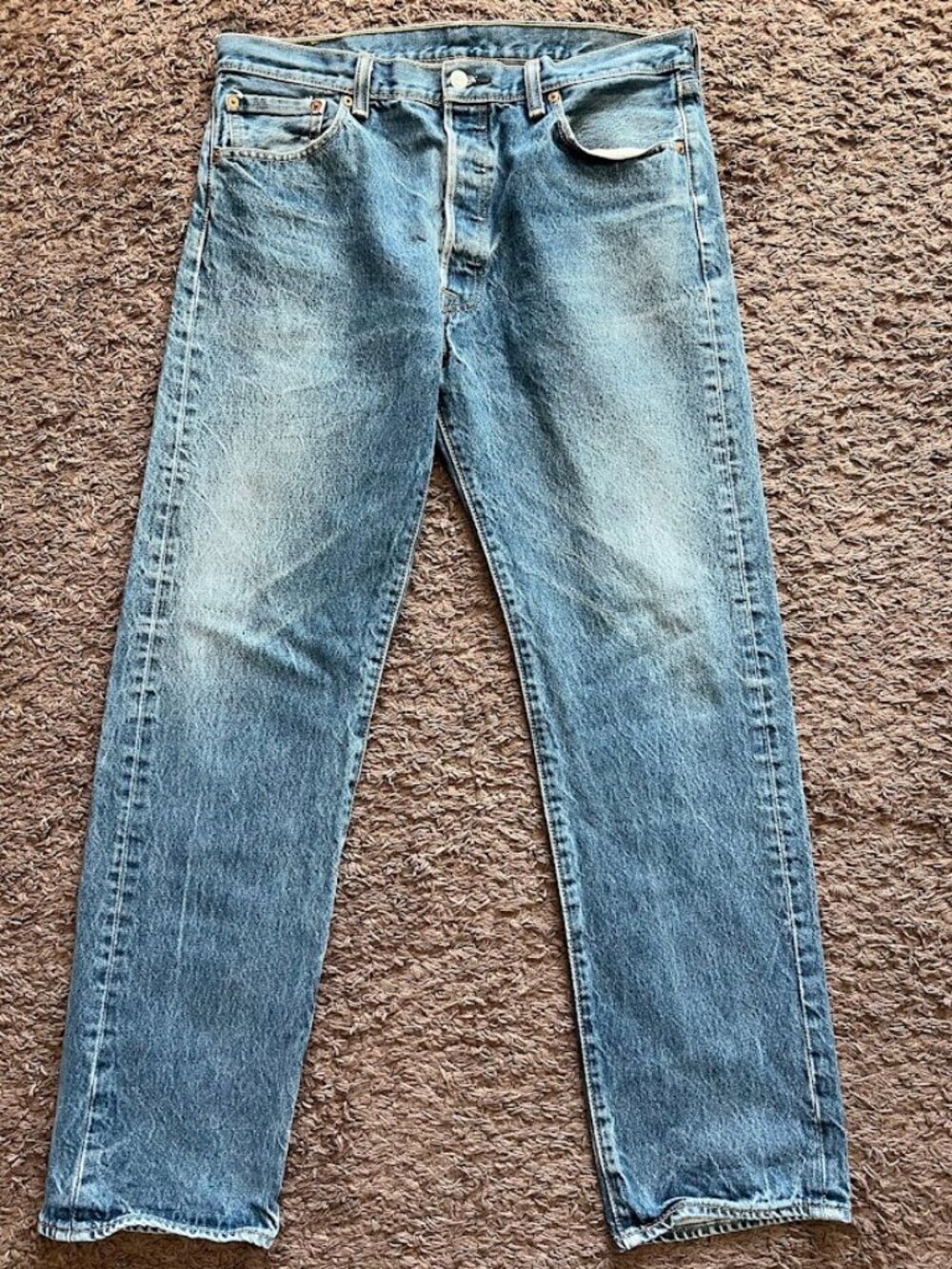 Levi's 501 Original Straight Fit Jeans Medium Wash 36x34